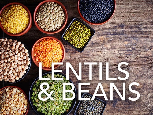 Lentils and beans are important for building a strong immune system.