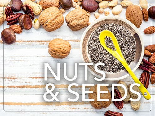 Nuts and seeds provide important minerals to support an impaired immune system
