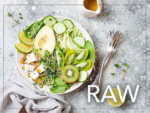 Raw foods are a critical part of eating a plant based diet.
