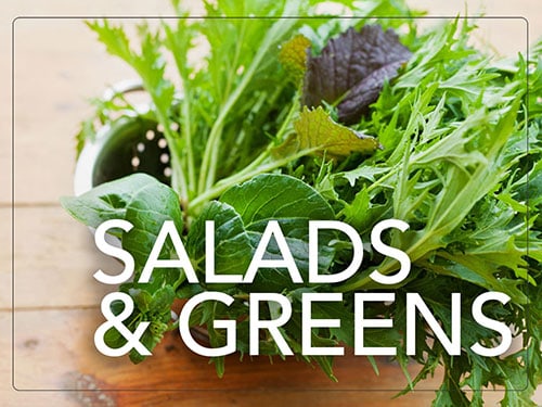 Salads and greens contain essential nutrients to support a poor immune system.