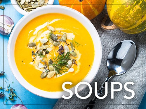 Browse the best soup recipes for a plant rich diet.
