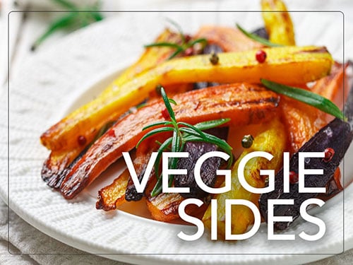 Browse Lauren's favorite sides for a vegetable based diet.