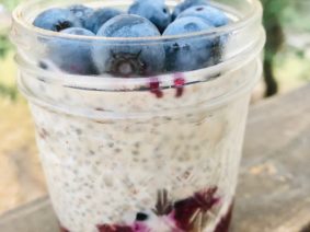 Nut Butter & Jam Chia Pudding