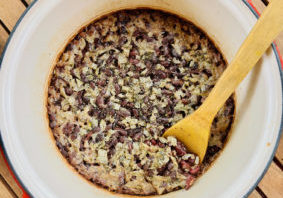 Baked Red Rice & Beans